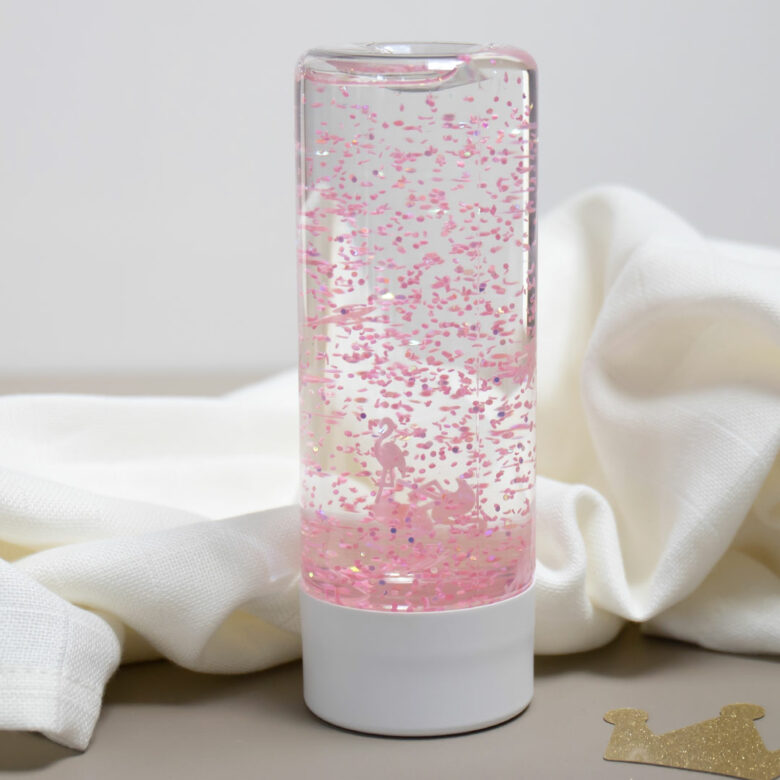bouteille sensorielle flamands roses