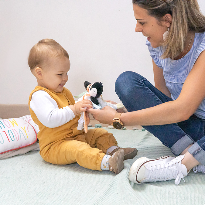 Doudou des émotions cadeau bébé