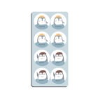 Magnets "papy mamie bleu"