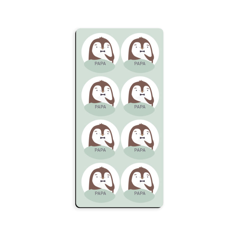 Magnets papa tableau magnétique enfant autonomie organisation