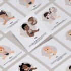 Cartes bébé signe communication langage parole cadeau naissance