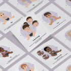 Cartes bébé signe communication langage parole cadeau naissance