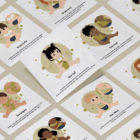 Cartes bébé signe communication langage parole cadeau naissance