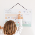 Routine enfant avec magnets pour suivre le matin et le soir