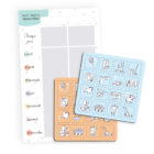 Nos tâches ménagères + bleu et orange