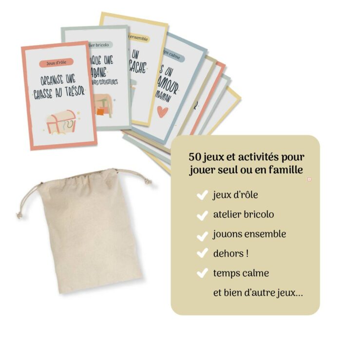 coffret 50 activités anti-ennui enfants à la maison