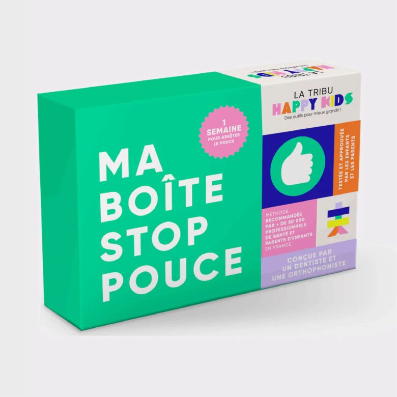 Boîte stop pouce – méthode pour arrêter le pouce chez l’enfant
