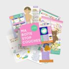 Contenu complet de la boîte stop couches pour l’arrêt des couches enfant