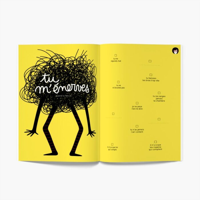 Livret mère fils pour exprimer émotions et petits conflits du quotidien