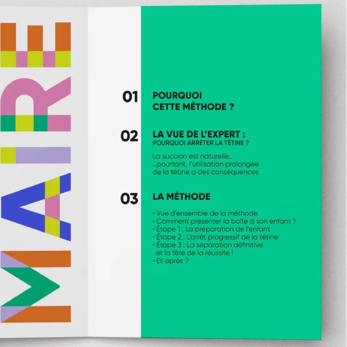 Méthode en étapes pour l’arrêt de la tétine chez l’enfant