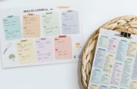 organisateur repas menus semaine tableau magnétique liste de course alléger sa charge mentale